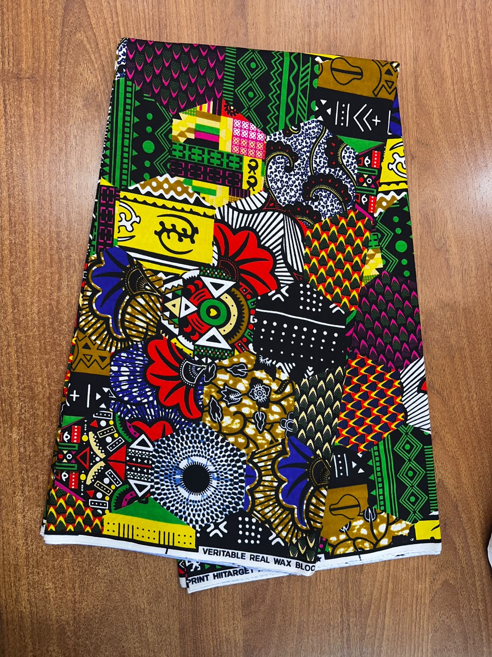 Multicolor Mosaic Patchwork African Print